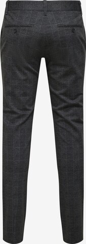 Only & Sons Slimfit Hose 'Mark' in Schwarz