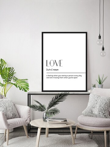 Liv Corday Bilder 'Love' in Weiß