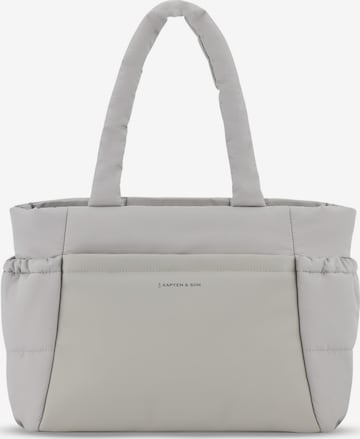 Kapten & Son Shopper 'Hellvi Cloud Medium' in Grau: Vorderseite