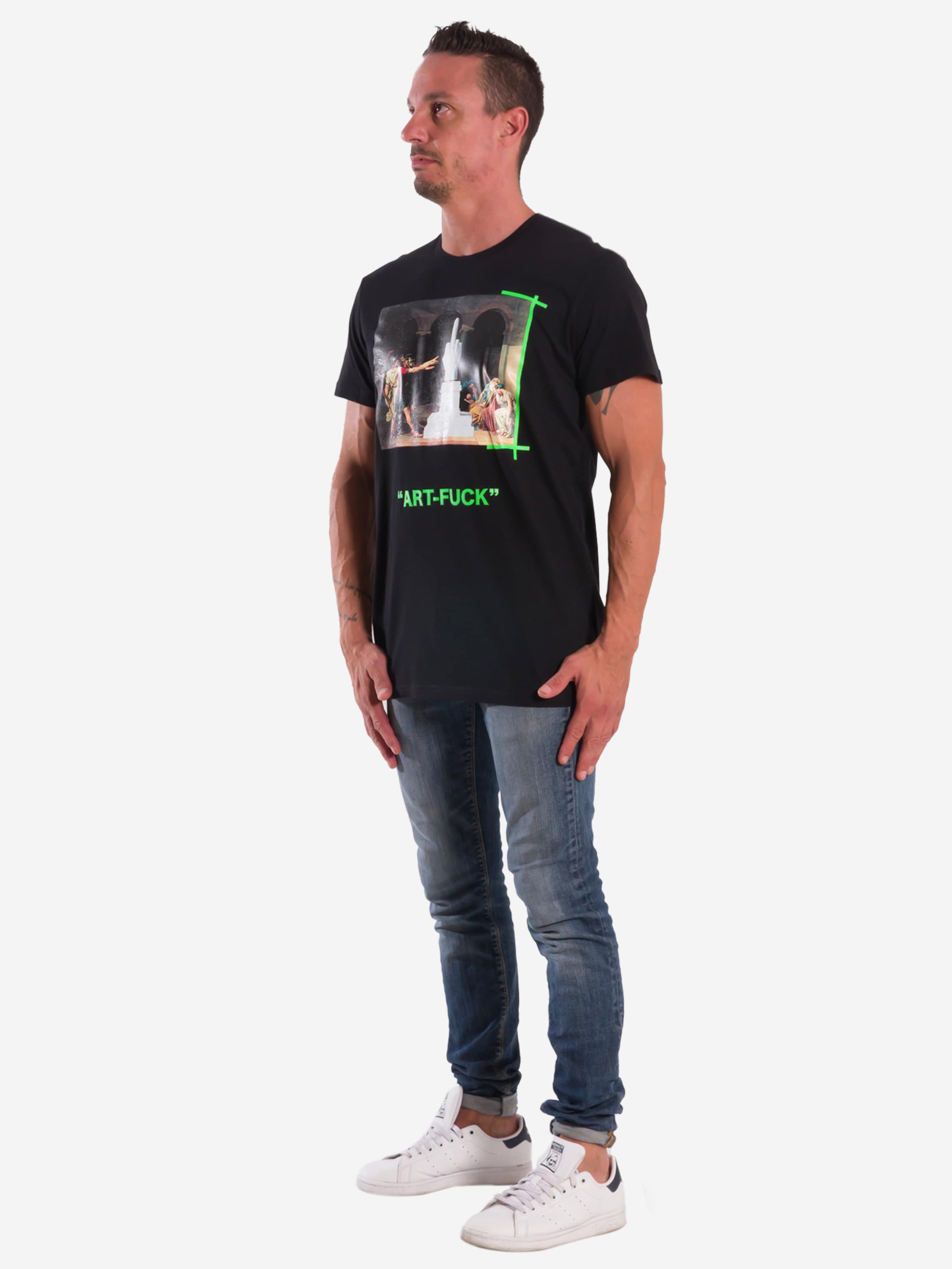 Männer Shirts Openspace T-Shirt 'Art' in Schwarz - FI94475