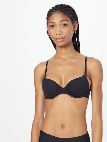 ETAM Push-up BH in Schwarz: predná strana