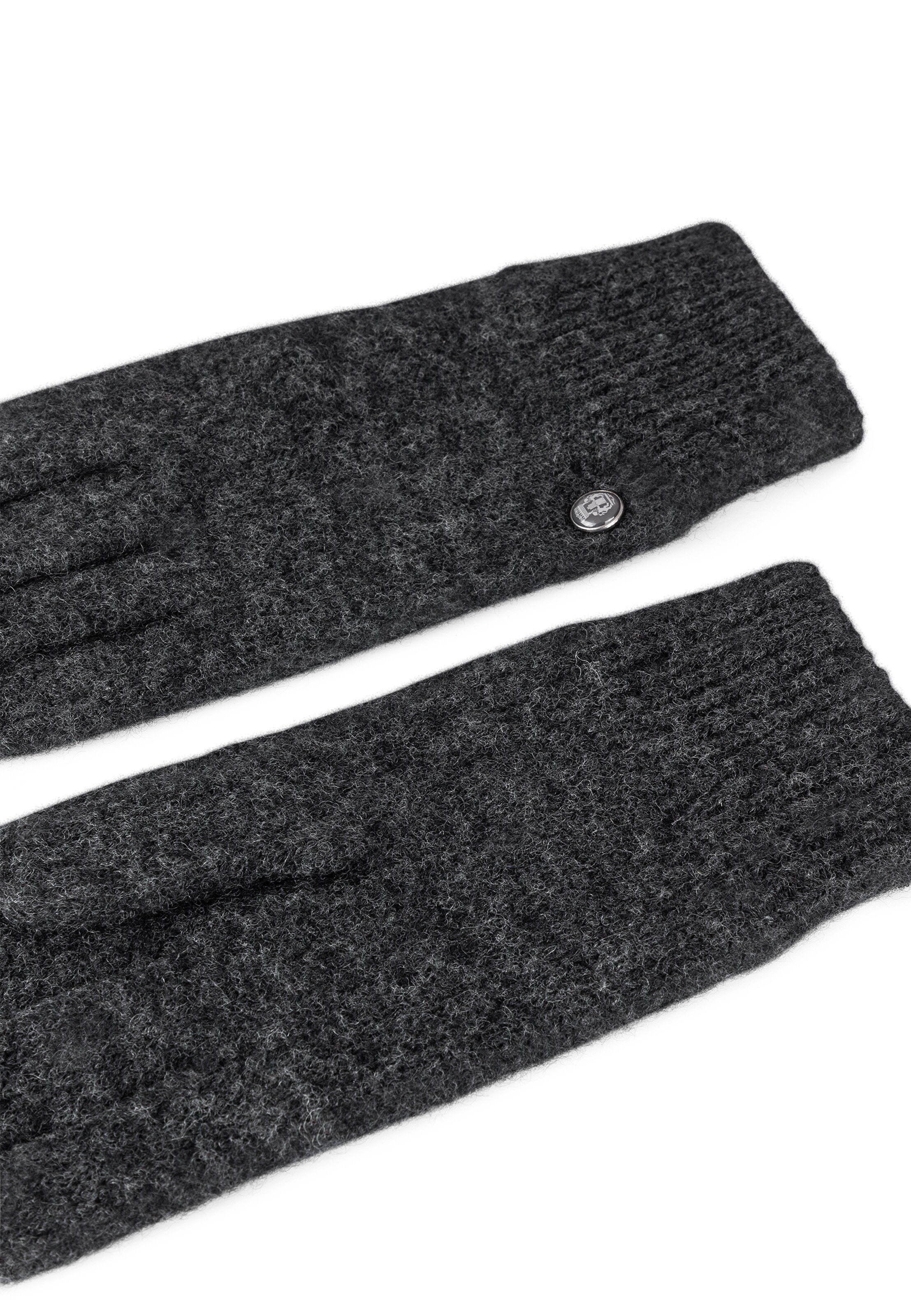 Roeckl Vingerhandschoenen 'WALKHANDSCHUH MIT KASCHMIR' in Grijs