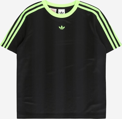 Marškinėliai iš ADIDAS ORIGINALS, spalva – šviesiai žalia / juoda, Prekių apžvalga