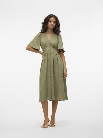 VERO MODA Sukienka koszulowa 'MELANEY' w kolorze zielony