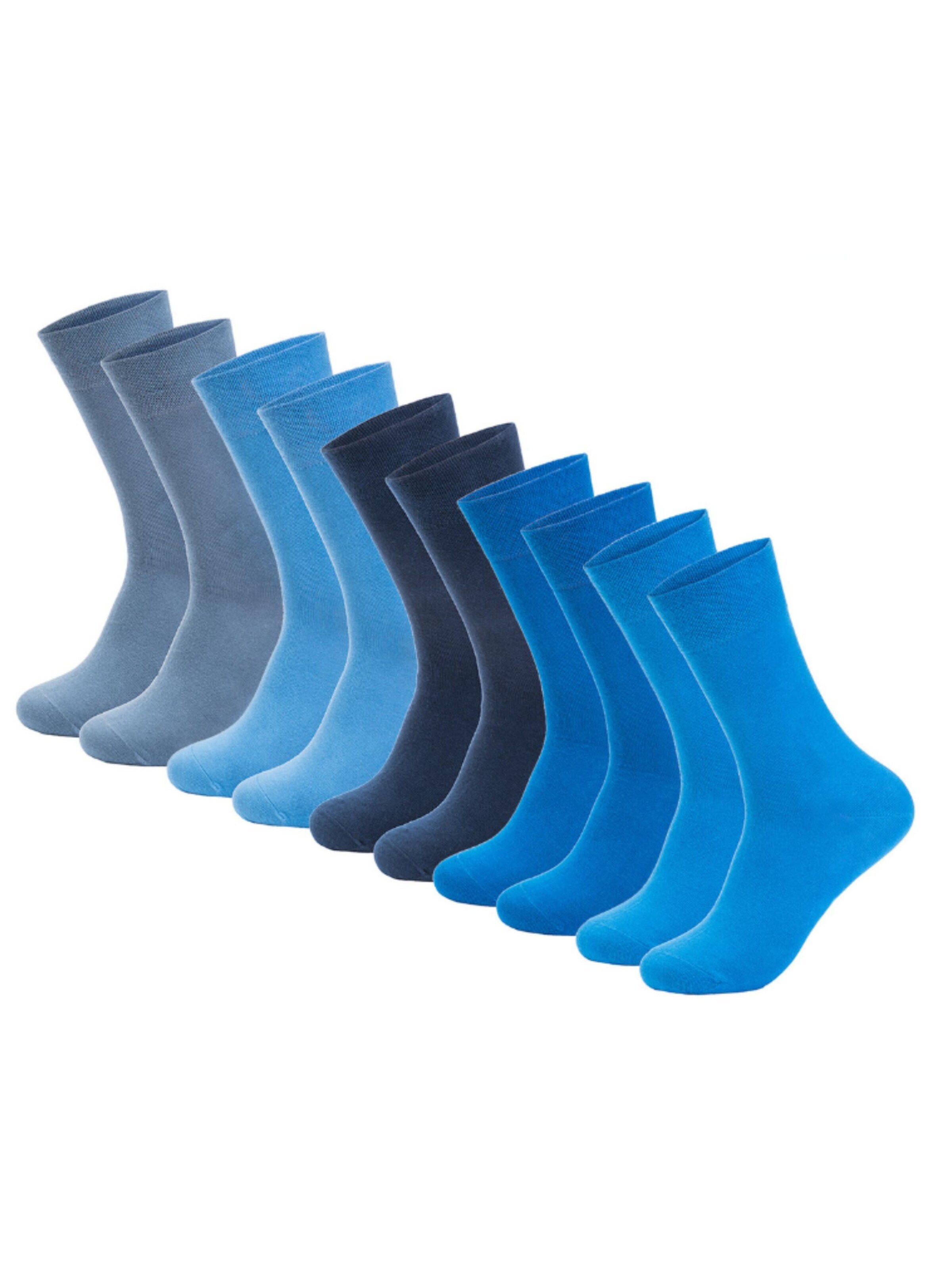 footnote Ankle socks in Blue: front