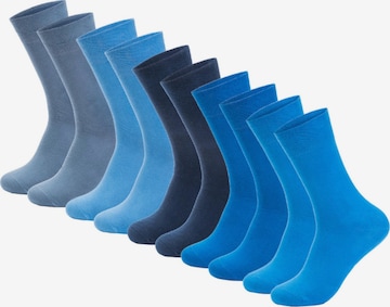 footnote Ankle socks in Blue: front