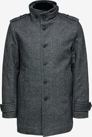 Manteau mi-saison 'Noah' SELECTED HOMME en gris : devant