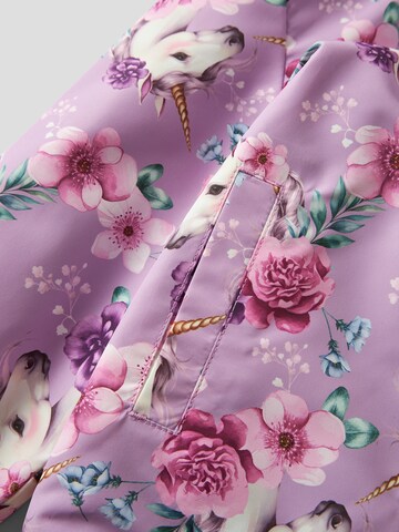 NAME IT Kurtka przejściowa 'NMFMAXI' w kolorze fioletowy