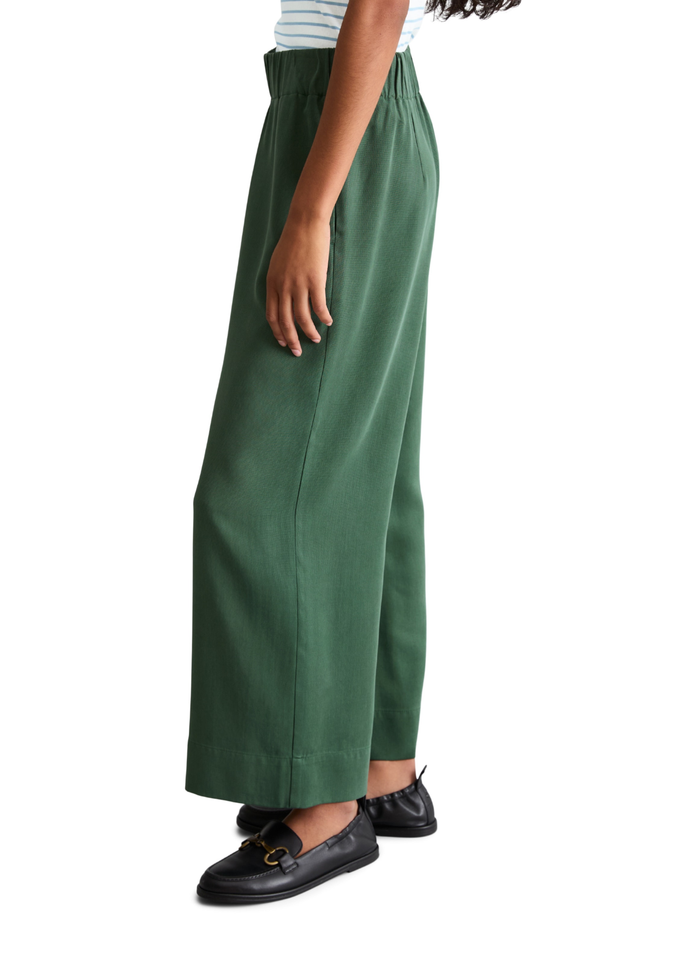 Marc O'Polo DENIM Wide leg Pants in Green