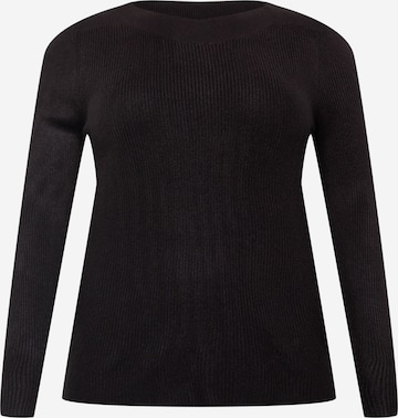 ONLY Carmakoma Pullover 'Melinna' i sort: forside