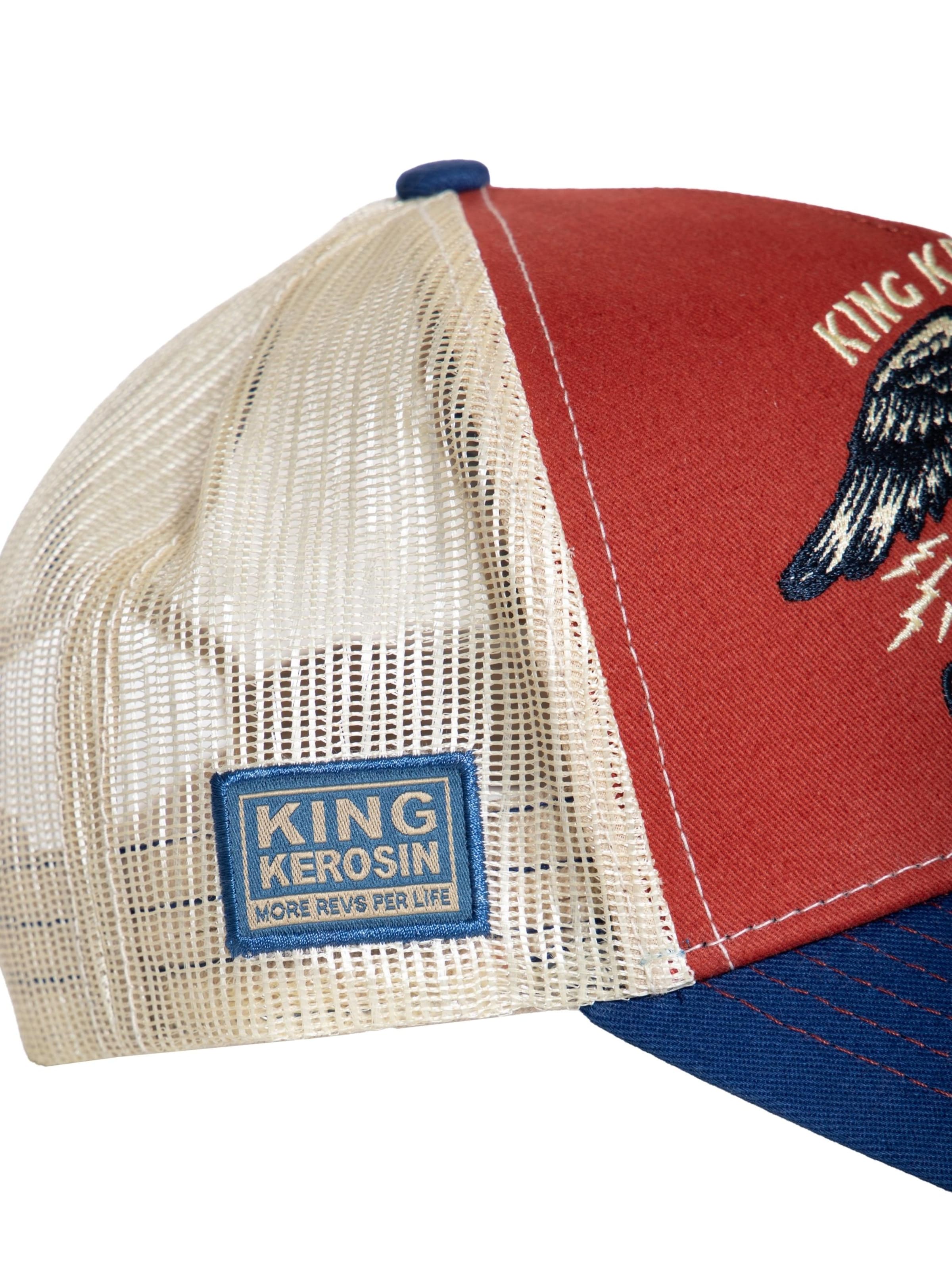 King Kerosin Cap 'Loudest & Fastest' in Red
