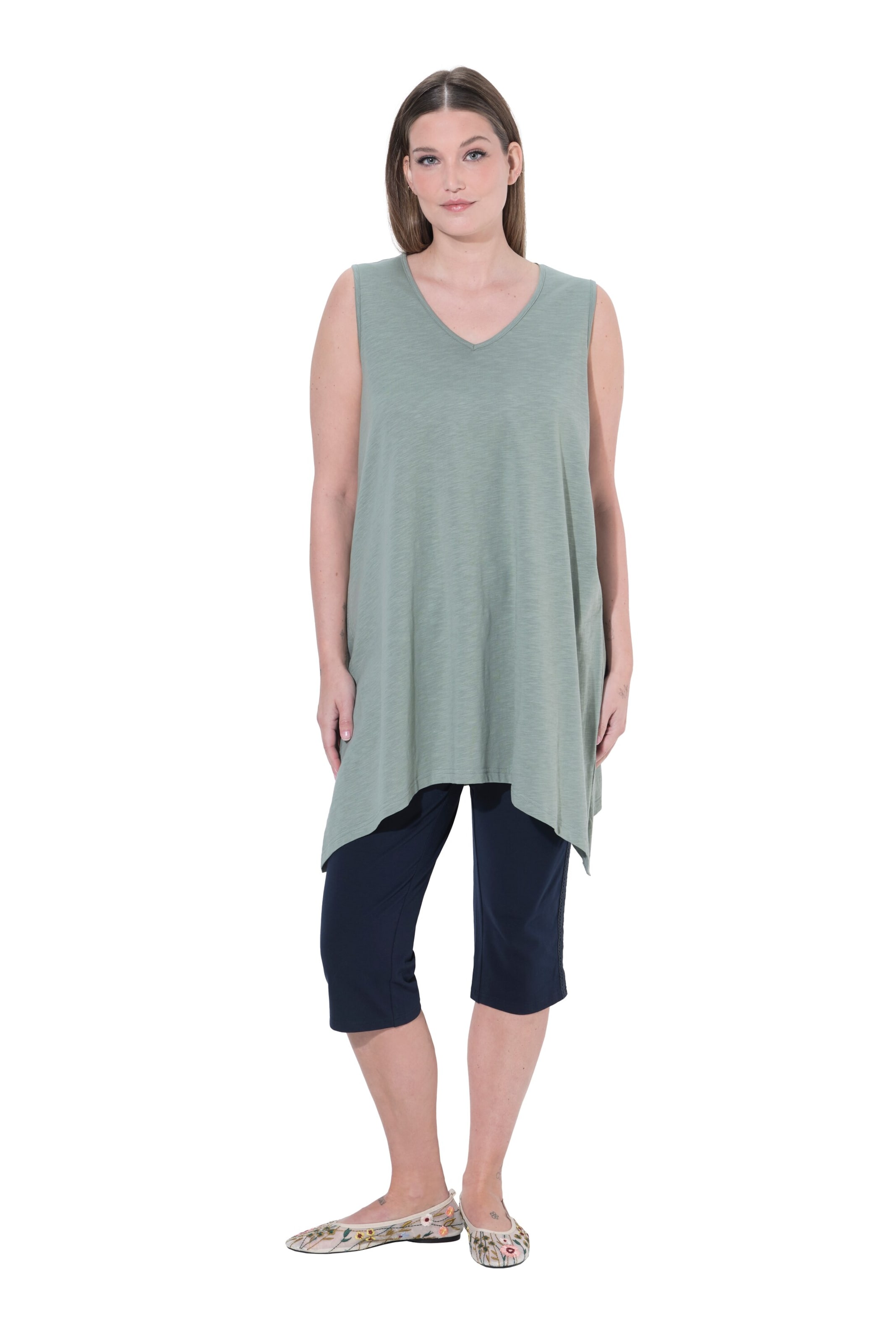 Ulla Popken Shirt in Green: front