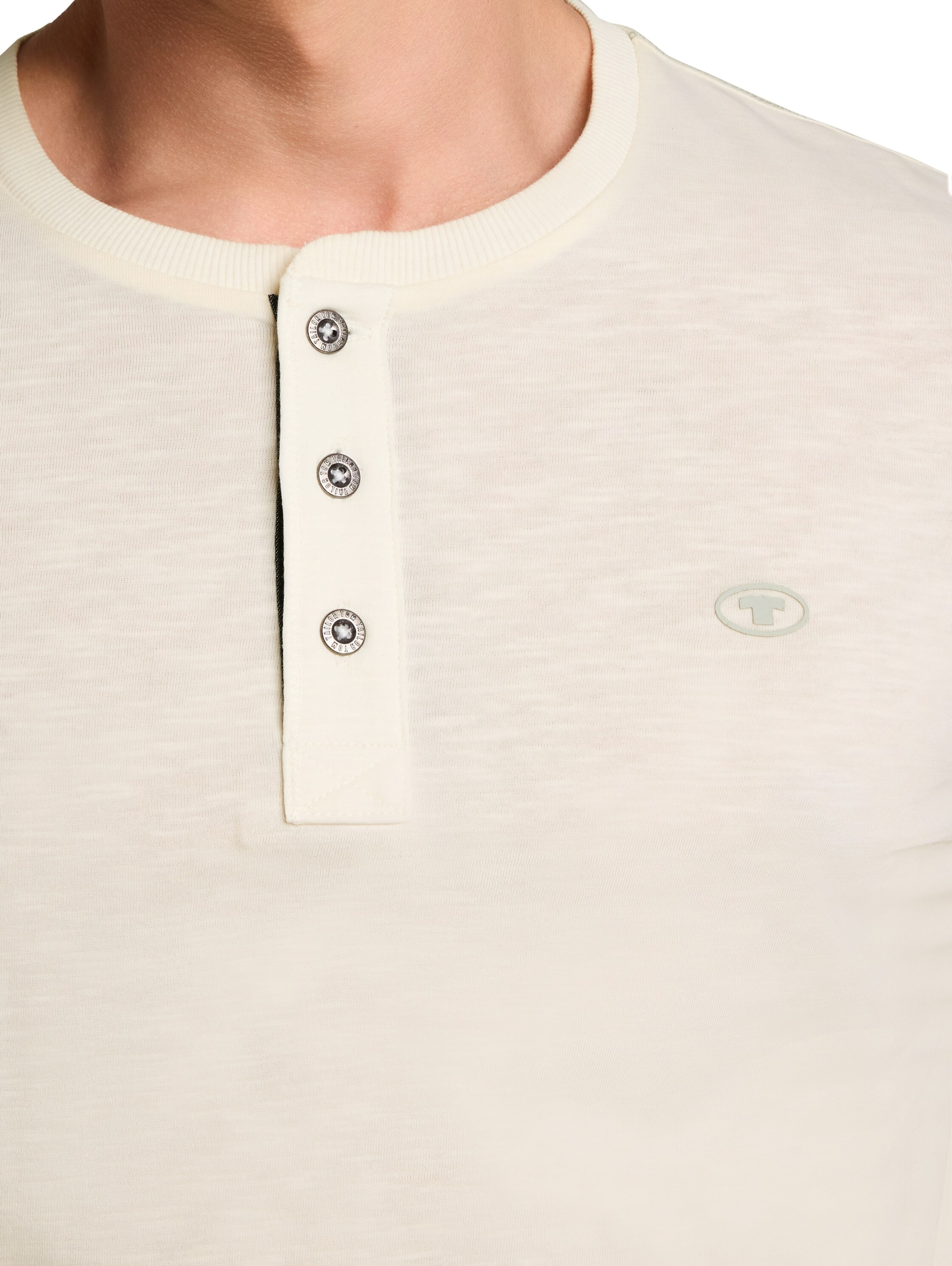 TOM TAILOR Shirt in Weiß