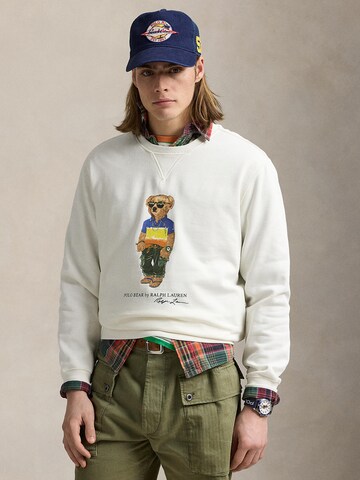 Polo Ralph Lauren Μπλούζα φούτερ σε λευκό: μπροστά