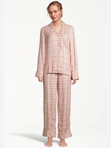 SEIDENSTICKER Pajama 'Soft Light Flannel' in Orange