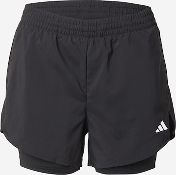 juoda ADIDAS PERFORMANCE Standartinis Sportinės kelnės 'Made For Training': priekis