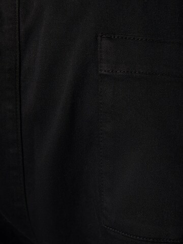 Bershka Tapered Chino Pants in Black
