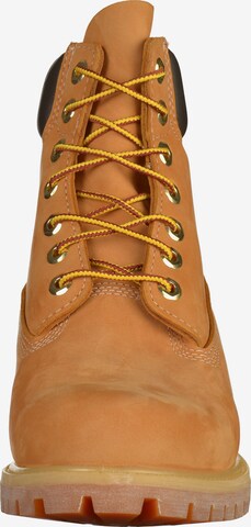 TIMBERLAND Boots med snörning '6IN Premium' i gul