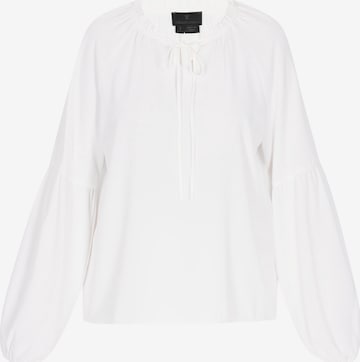 Camicia da donna di DreiMaster Klassik in bianco: frontale