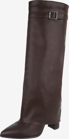 Ital-Design Boots in Brown: front
