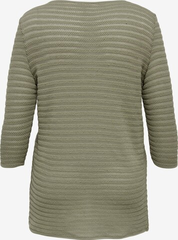 ONLY Carmakoma Knit cardigan 'Group' in Green