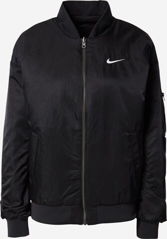 Nike Sportswear - Chaqueta de entretiempo en negro: frente