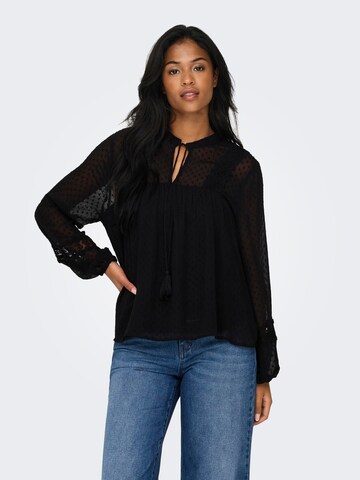 ONLY Blus 'ONLTESSA ELIZA' i svart