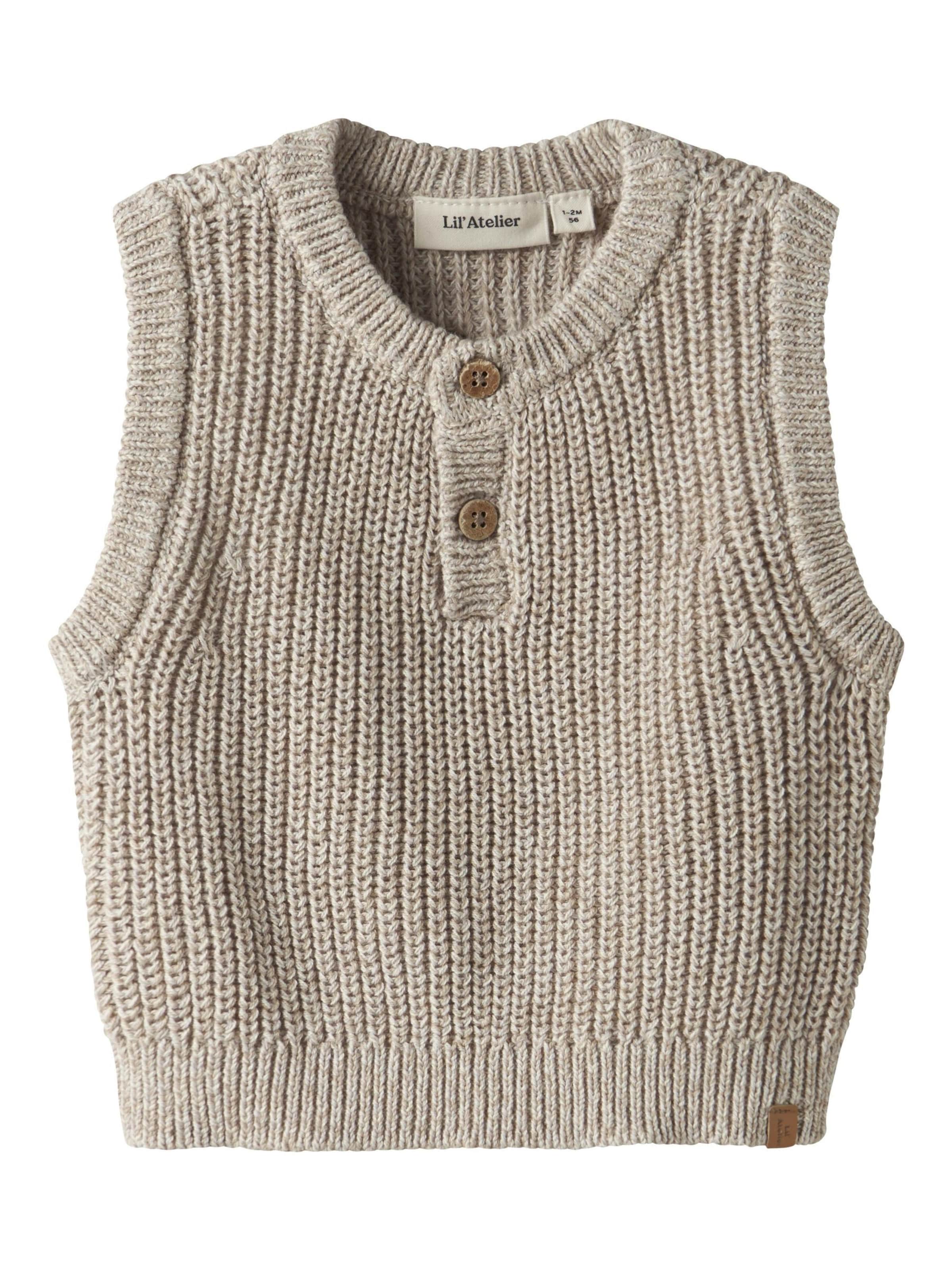 Lil'Atelier - Jersey en beige: frente
