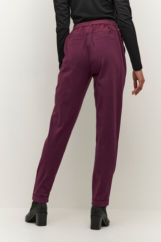 Kaffe - Tapered Pantalón en rojo