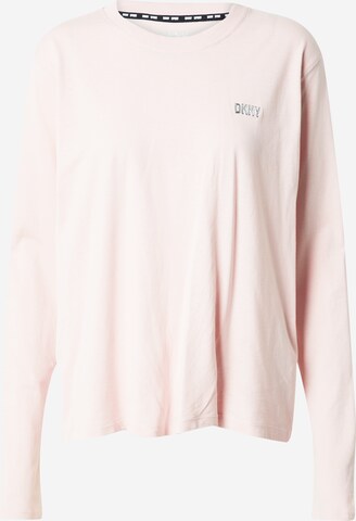 T-shirt fonctionnel DKNY Performance en rose : devant