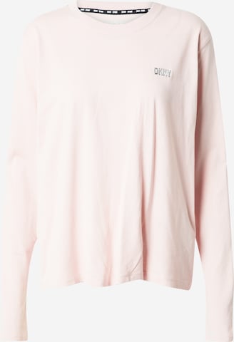 T-shirt fonctionnel DKNY Performance en rose : devant