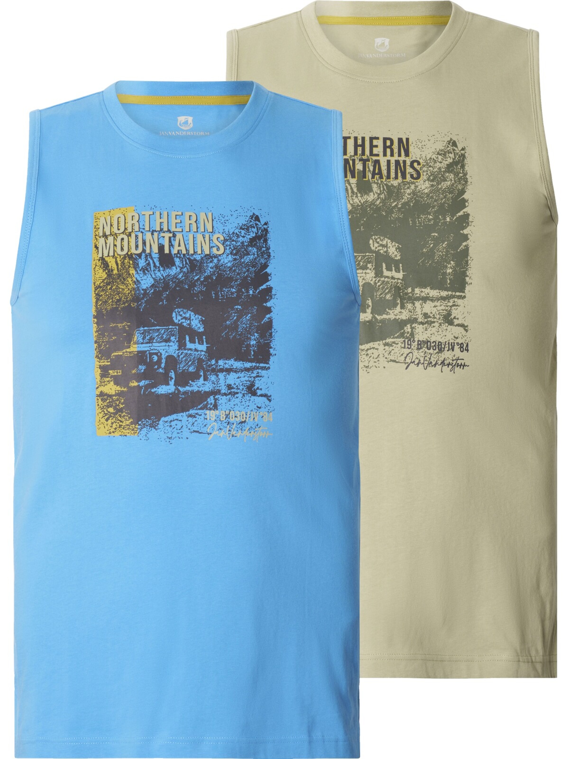 Jan Vanderstorm Shirt 'Keror' in Blue: front