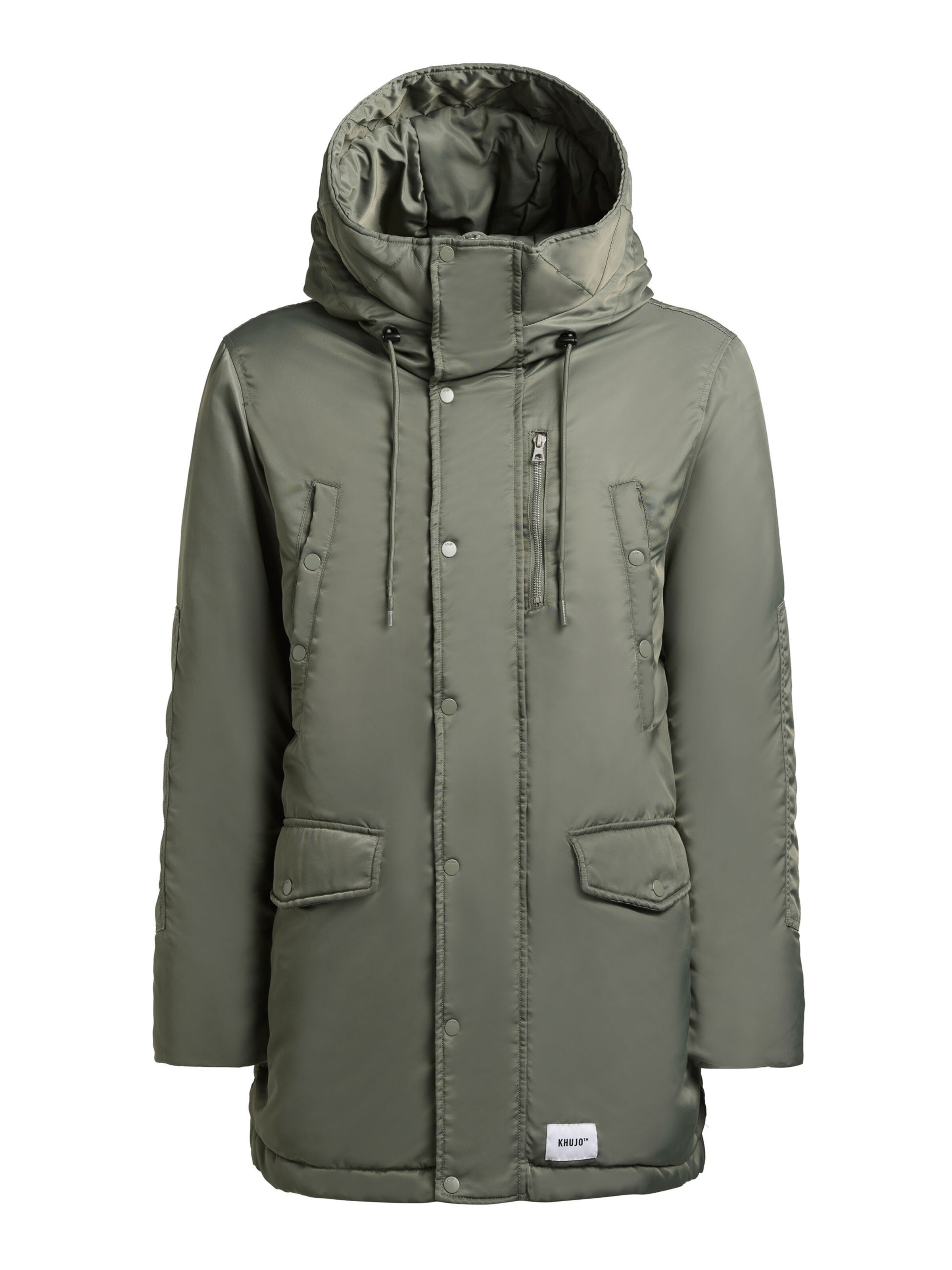 khujo Winterjas 'Pakpao' in Groen: voorkant