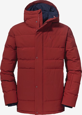 Schöffel - Casaco outdoor 'Eastcliff' em vermelho: frente