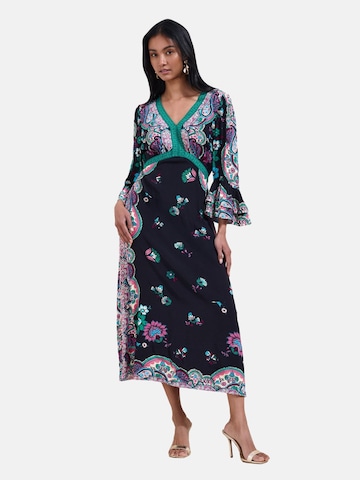 Robe love & roses en noir : devant