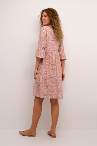 Cream Dress 'Tiley' in Pink