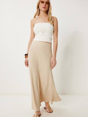 Happiness İstanbul Spódnica w kolorze beżowy