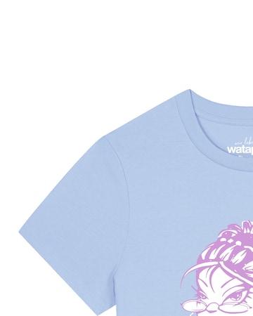 T-shirt 'Babe' Watapparel en bleu