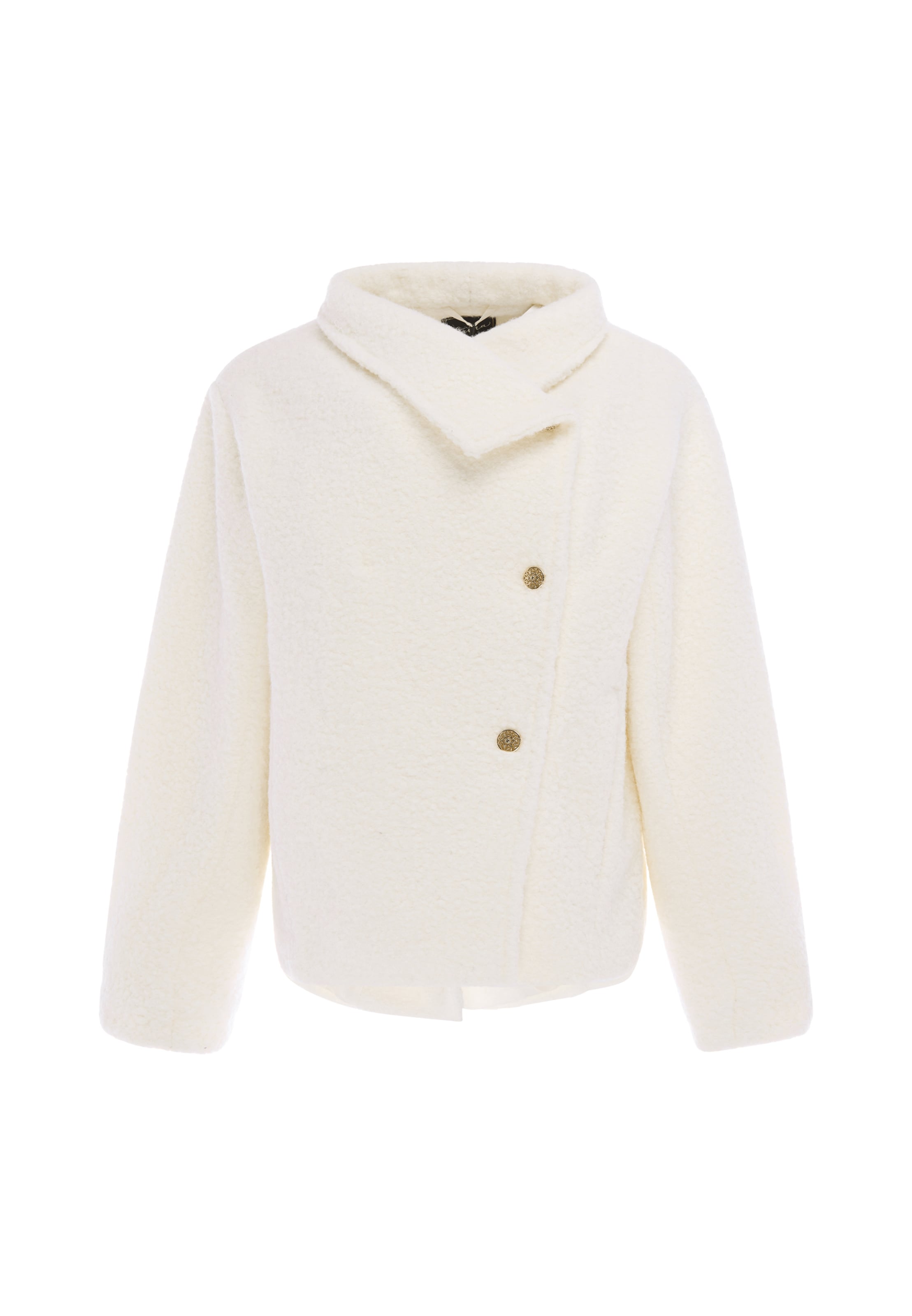 faina Veste en polaire en XS en blanc, Vue avec produit