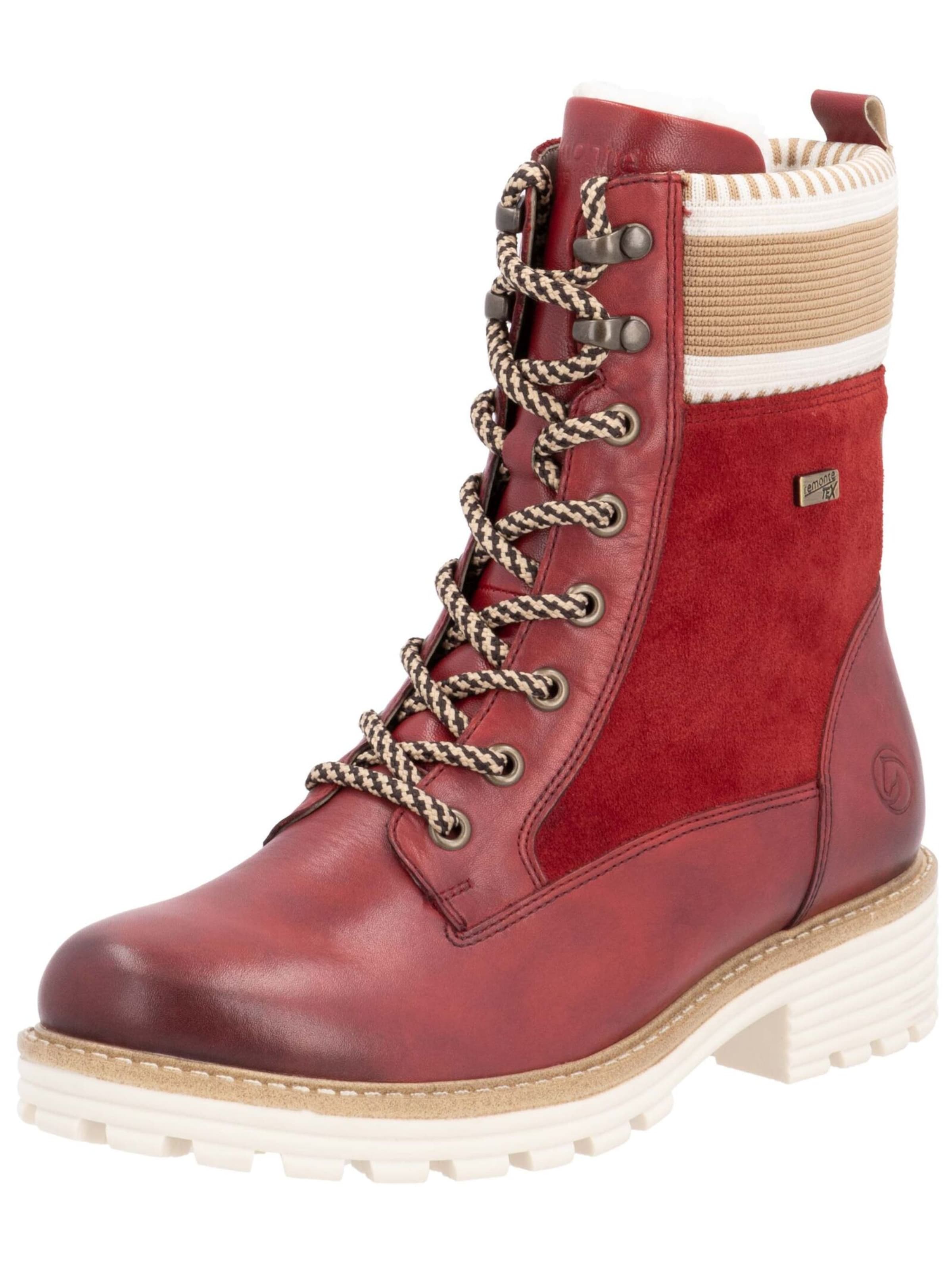 REMONTE Veterlaarsjes in Rood: voorkant