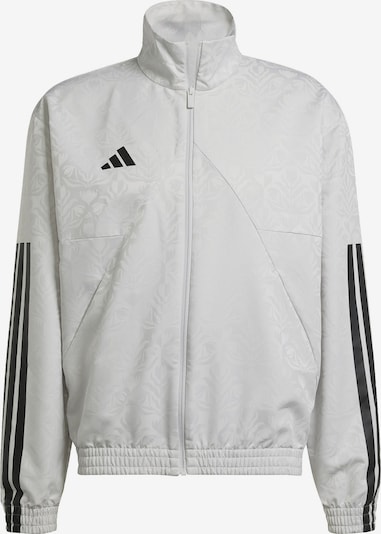 ADIDAS SPORTSWEAR Urheilutakki 'TIRO' värissä vaaleanharmaa / musta, Tuotenäkymä