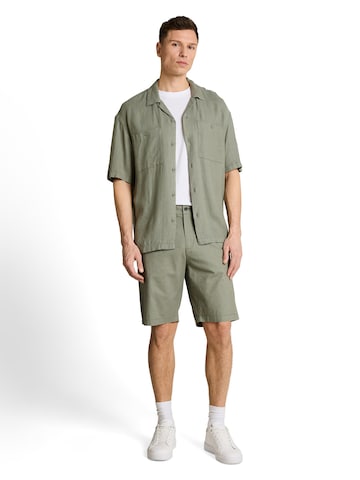 TOM TAILOR DENIM Szabványos Chino nadrág - zöld