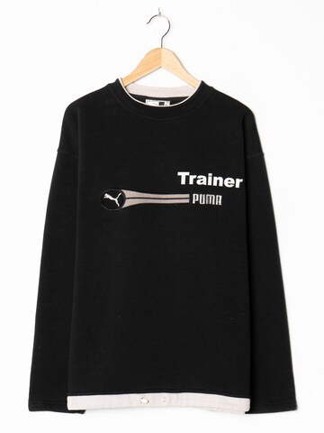 PUMA Sweatshirt in XL/XXL in Schwarz: front