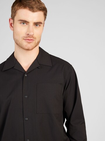 Regular fit Camicia 'Carsten Solotex' di NORSE PROJECTS in nero