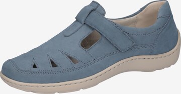 WALDLÄUFER Athletic Lace-Up Shoes in Blue: front