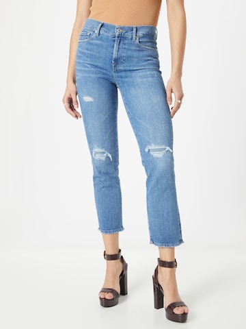 Regular Jean 7 for all mankind en bleu : devant