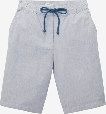 Pantalon chino TOM TAILOR en bleu : devant