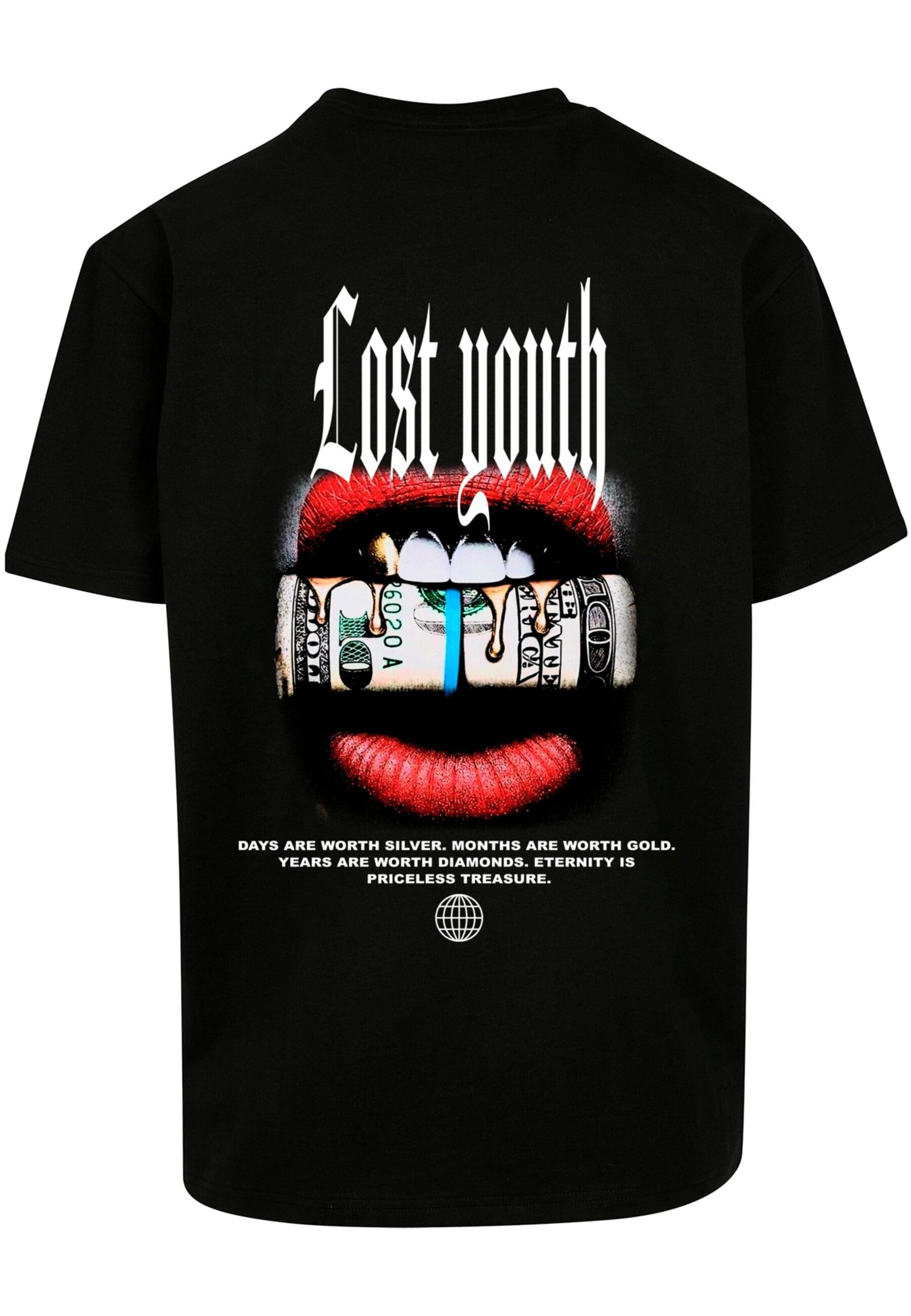 Lost Youth Póló - fekete