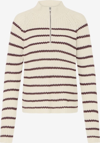 Oxmo - Pullover ' KANNA ' em bege: frente