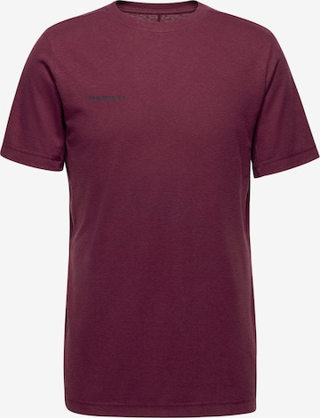 MAMMUT Funktionsshirt 'Massone Light' in Rot: Vorderseite